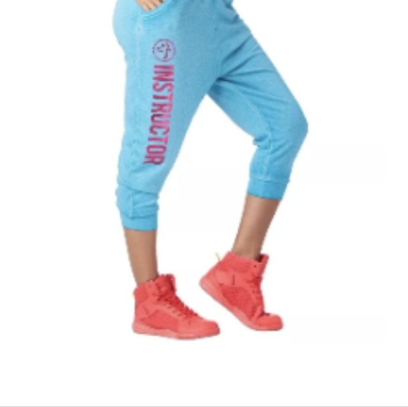 NWT Zumba instructor sweatpants Capri size M - Picture 8 of 8